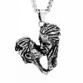 SS8-1191P 2023 Creative Design 316L Stainless Steel Kissing Couple Pendant Romantic Vintage Fashion Jewelry Gift