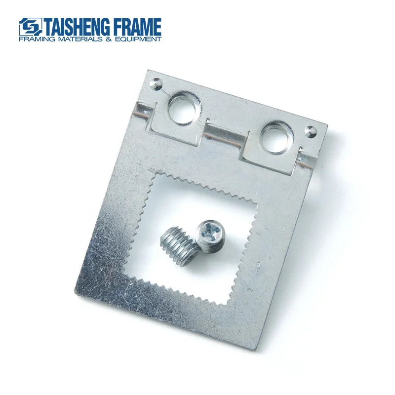 TS-K325 Aluminum Alloy Picture Frame Hanging Brackets Hooks Hangers  - 50mmx38mm Frame safety hook