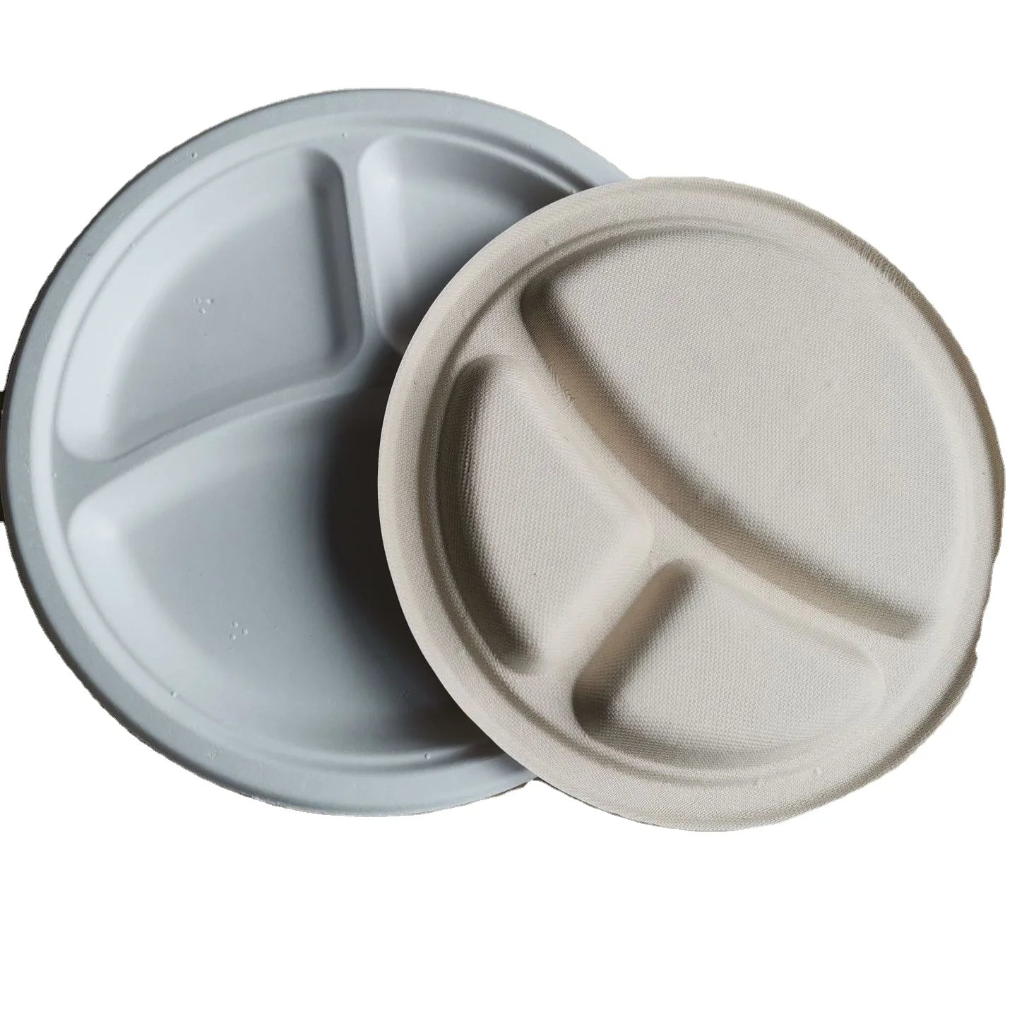 Wholesale Disposable Biodegradable Sugarcane Plates Bagasse Tableware