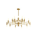 Nordic  Art Villa Chandelier Living Room Lobby Restaurant Gold Glass Candles Chandeliers