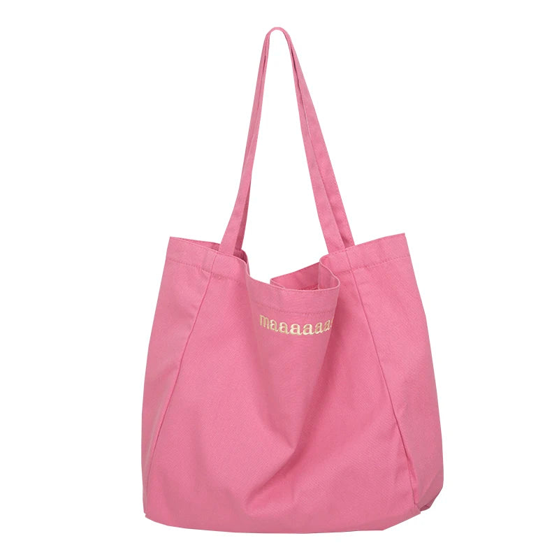 Custom Logo Bulk Shopping Canvas Cotton Tote Bag Handled Woven Design for Personalized Gift and Promotion Use