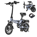EU USA Warehouse Drop Shipp IngAOVOPRO Electric Bike 14inch Fat Tire E-bike 450w   Electric Bicycle  Adult Electric Road Bike