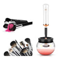 Portable Electric Makeup Brush Cleaner Dryer 8 Sizes Silicone Collars Electric Brush Spinner Makeup Tool