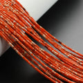 Wholesale Cylinder Shape Natural Gemstone Loose Beads 4*2mm Tube Energy Stone Healing Power Spacer Beads for Jewelry Making MegaBDM