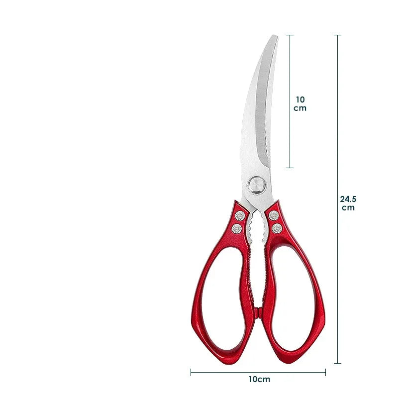 Stainless Steel Scissors Household Kitchen Multi-function Food Strong Chicken Scissors Bone Kill Fish Food