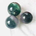 Natural Rainbow Fluorite Crystal Sphere Balls Green Fluorite Crystal Balls for Decoration