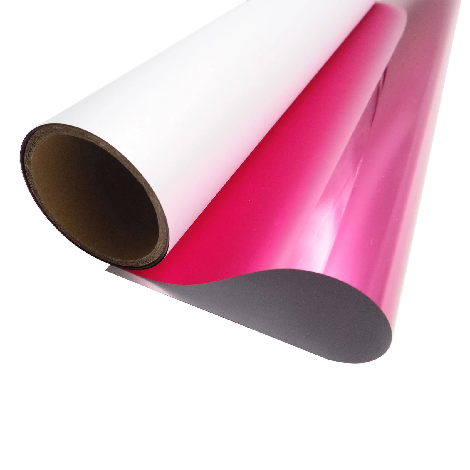 Spain Stock 23.6in X 164ft / 23.6in X 32.8ft DTF Hot Pink Metallic Film Roll 10m / 50m Cold Peel DTF Transfer Special Film Paper