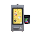 15.6 Inch Hamburg Cart Outdoor Wall Mount Ticket Printer Qr Code Scanner Touch Screen Self Service Payment Terminal