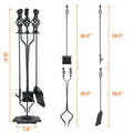 VODA Fireplace Accessories Fireplace Tools Sets for Indoor and Outdoor