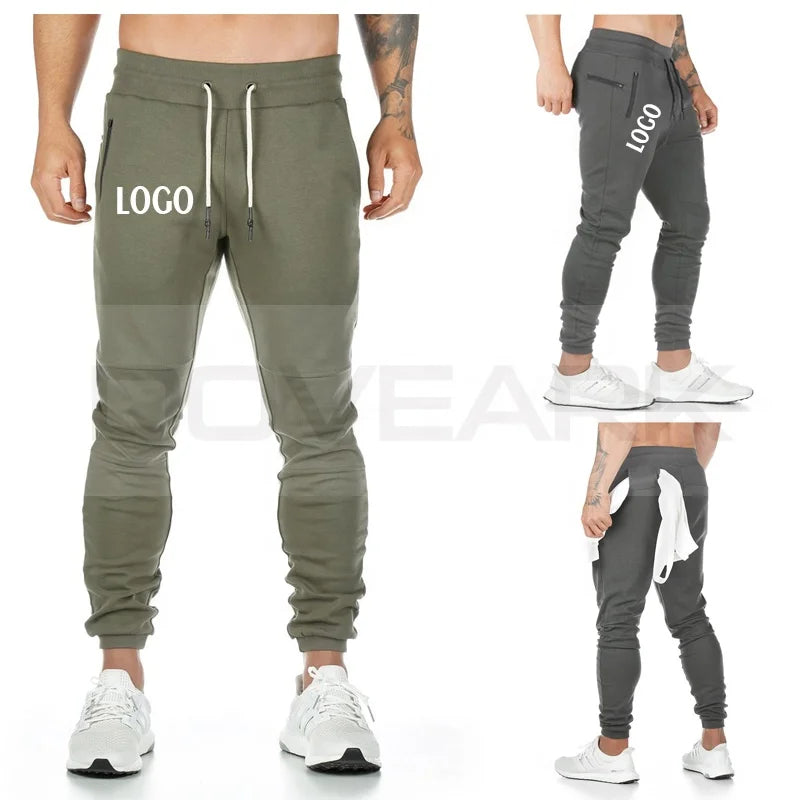Men's Casual Sportswear Pants Soft Jogging Gym Fitness Training Sweatpants Long Trousers for Running and Sports