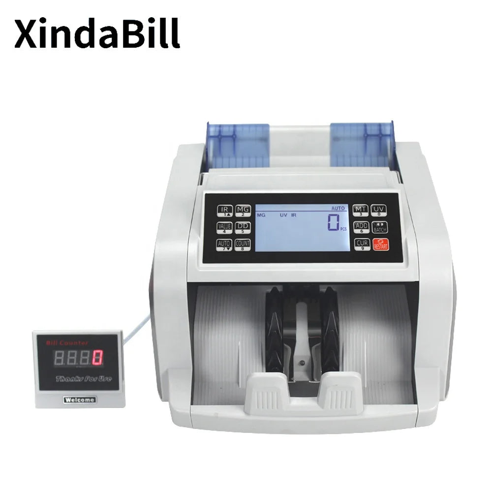 Electric Money Counter Machine Bill Cash Currency USD EUR GBP Counting Detecting Machine with Battery New Arrival 8850C