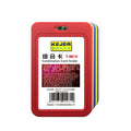 Good Price Personalized  Hanging Card Holder ABS Card Protector Sleeves Plastic Exhibition ID Card Holder for Job