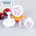 Hot Selling 3pcs Hydrangea Plunger Cutter Biscuit 3D Fondant Cake Decorating Baking Accessories Flower Mold