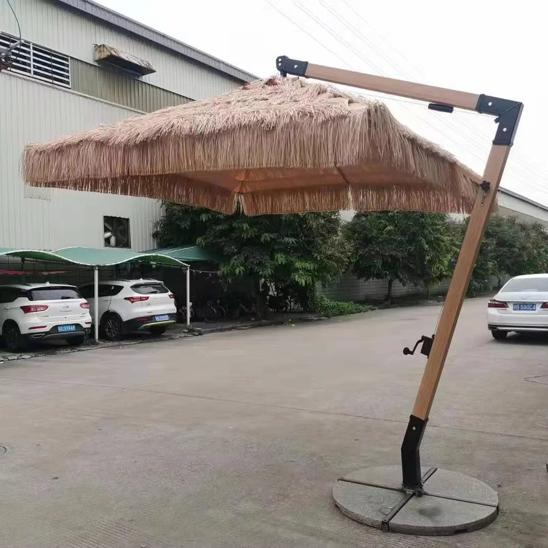 New Style Thatch Umbrella for Beach Heavy Duty Umbrella  Huge Thatch Patio Umbrella Tilt Mechanism Parts