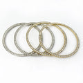 Meetee BD371 Handmade Bag Ring DIY Luggage Hardware Accessories Die-casting Alloy Diamond-encrusted Round Bag Handle