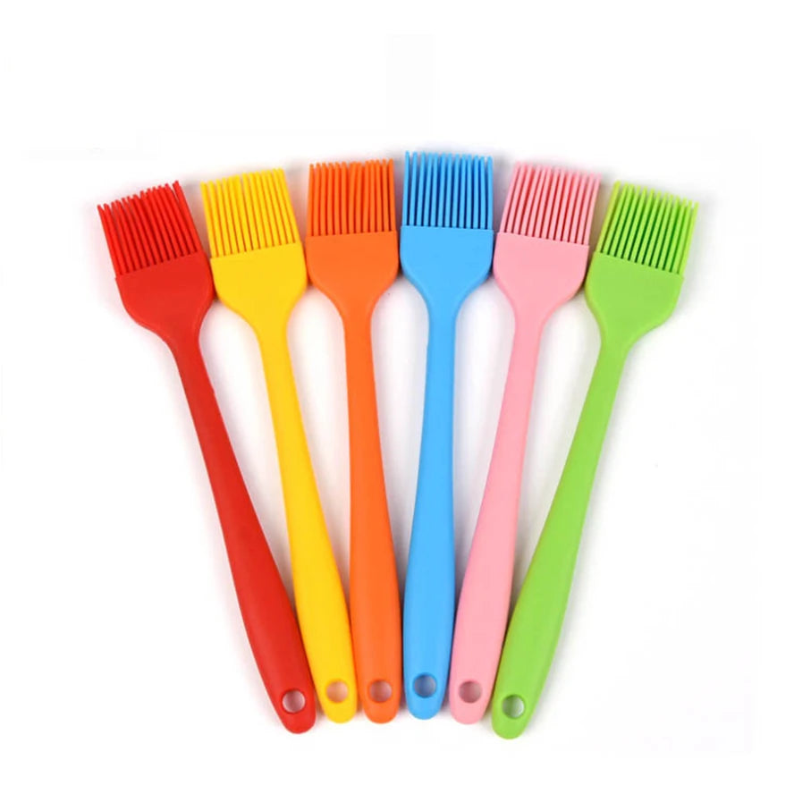 2025 New Silicone Oil Brush Silicone Handle Brush 21 cm No Stick