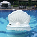 WATERHAN Inflatable PVC Children's Seashell Waterproof Eco-Friendly Swimming Bed Mattress Water Sofa Floating Air Cushion Pool