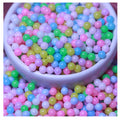 Wholesale 500g 3mm 4mm 5mm Spring Colors Acrylic Beads No Hole Mini Round Ball Beads Slime Filling Jewelry Ornament