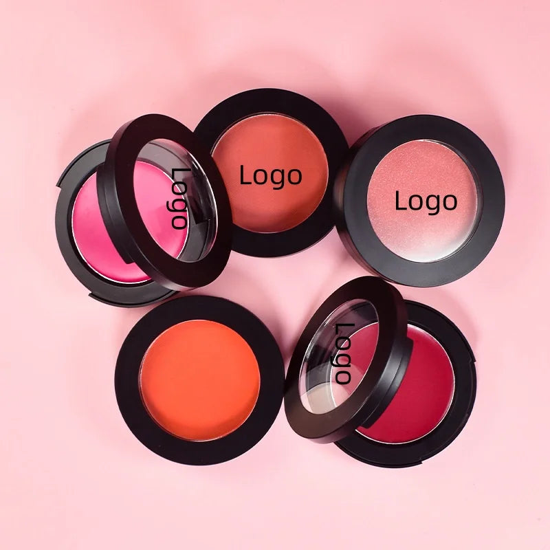 2024 Powder Blusher Cream Palette Private Label Manufacturers Shimmer Matte Waterproof Vegan Organic Pink Blush