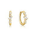 CANNER Simple Geometric Versatile 5A Zircon Hoop Earrings S925 Sterling Silver Jewelry