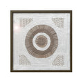 Rural Abstract Vortex Xuan Wall Art Decorative Belt Front Plastic Modern Home Decor Shadow Box Frame