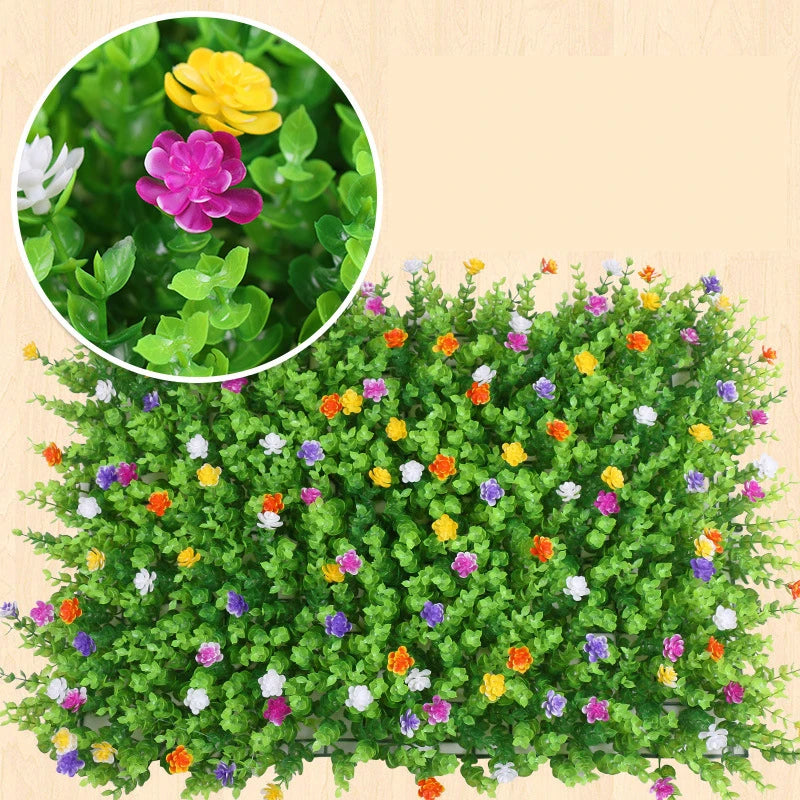 Artificial Plant Wall Green Wall Background Wall Decoration Encryption Milan Simulation Eucalyptus Plastic Lawn Wholesale