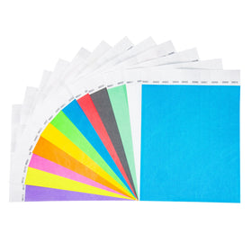 Customized Variety Pack Tyvek Wristbands Waterproof Tearproof Paper Wrist Mixed Colors Straps Serial Numbers for Wedding Favors