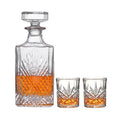 Luxury Lead-free Transparent Crystal Clear Whiskey & Whisky Decanter Set 750ml Eco-friendly Gift Set
