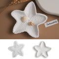 DM1109 Starfish Irregular Tray Silicone Resin Molds Jewelry Storage Dish Gypsum Plaster Cement Concrete Art Craft Making