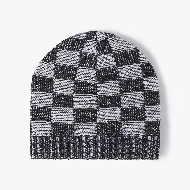 Embrace Winter Fashion Thick Fleece Lining Twist Cozy Twist Beanie Hats for Winter
