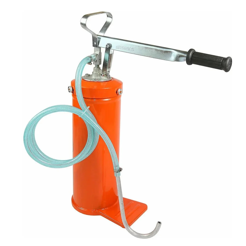 Portable Engine Oil Dispenser Pump 8 Liter Hand Gear Lubricating Oil Distribution Unit
