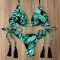 New Arrival Custom Logo Two Piece Swimwear Printing Women Swim Wear Bikini Beachwear