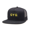 BSCI Wholesale 6 Panel Canvas & Jersey Fleece Snapback Hats Black 3D Embroidery Logo Tropical Leaf Outdoor Goora Cap