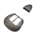 Western Style Star Pattern Alloy Pin Buckle Set for Men Fashion Belt Accessories 40mm Designer Strap Fitting