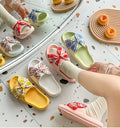 2022 New Soft slippers INS Bow Thick Sole Bathroom slippers Wholesale Women Home slippers Cloud Feel