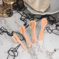 Long Wooden Facial Cleansing Brushes Cheap Natural Boar Bristle Body Cleaner Bath Brushes Simple Style for Face Application