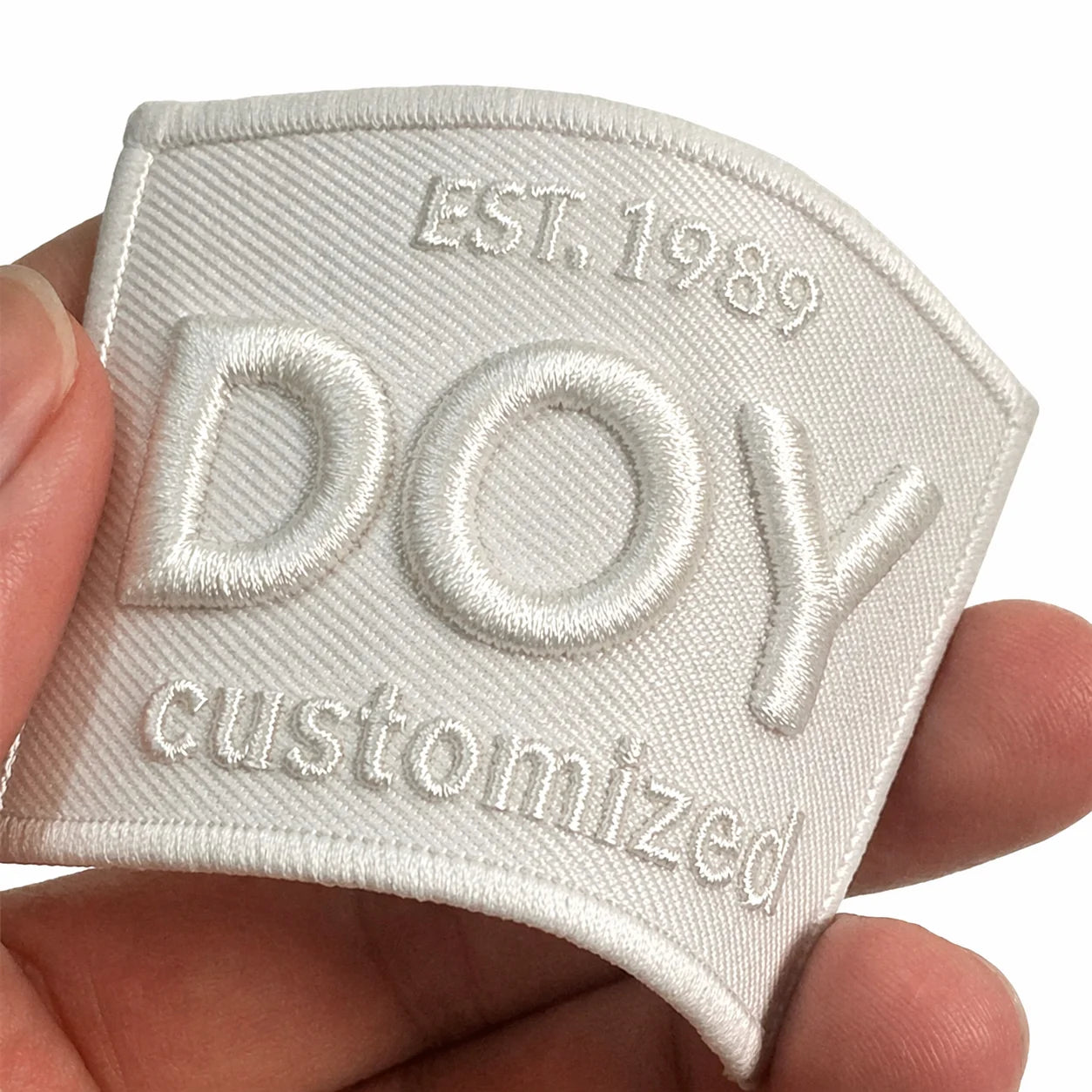 Embroidered Badges Wholesale Custom Logo Iron on 3d Puff Embroidery Patches for Clothing