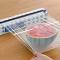 SHIMOYAMA Food Grade PE Food Wrap Plastic Kitchen Wrap with Slide Cutter Preservative Film