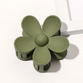 Personalized 5cm Frosted Flowers Hair Claw Accessories Cute Korean Style Acetate and PC Material Wholesale for Girls and Women