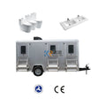 2025 Restroom Trailer With DOT CE Small Trailer Homes Prefab Toilet Container House Temporary Mobile Toilet