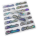 Custom Printing Private 3D Eye Shadow Makeup Cosmetics Lipstick Lipbalm Palette Lip Gloss Tube Vinyl Sticker Label Maker