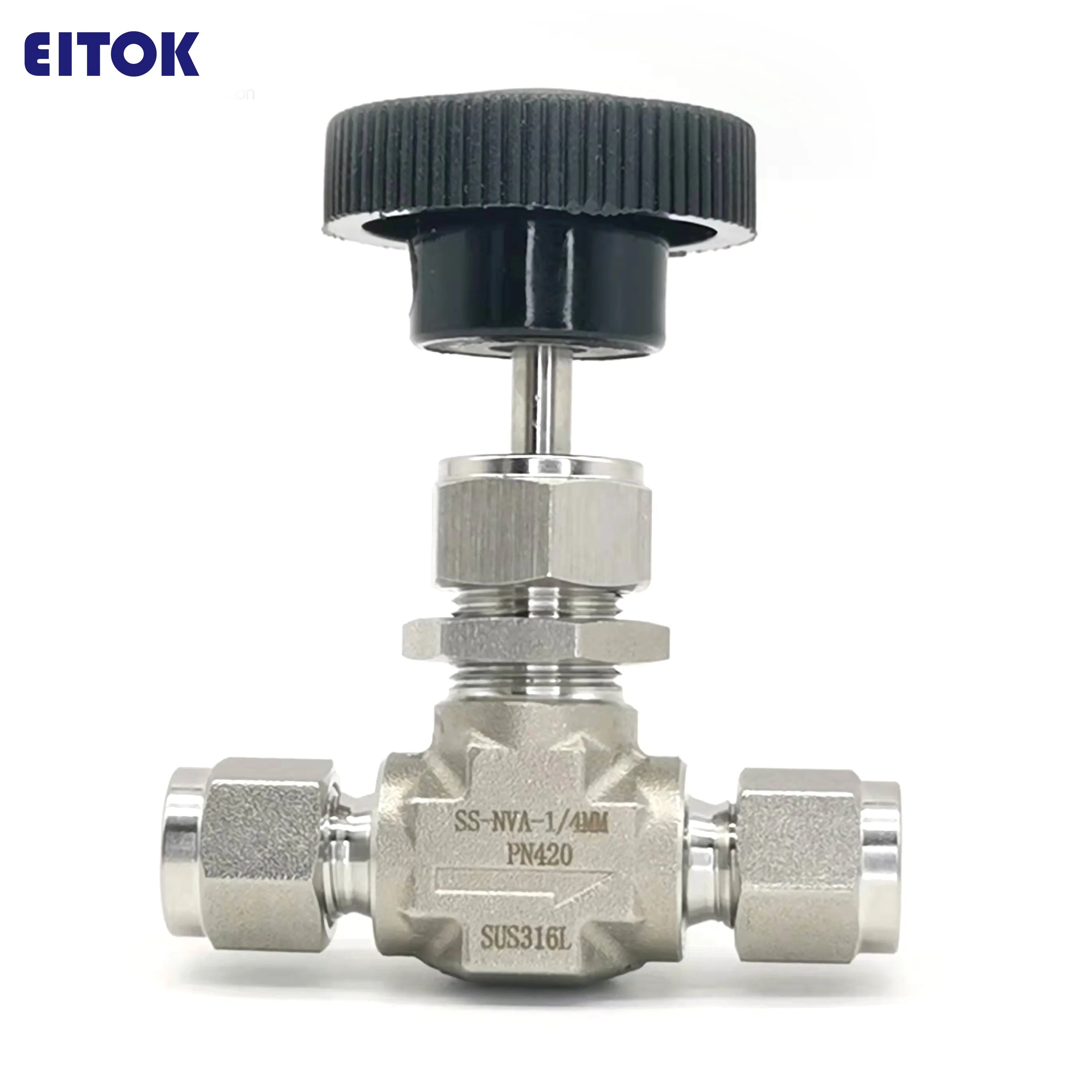 Needle Valve Price Manufacturers 1/2 1/4 3/8 8mm 6000psi High Pressure Stainless Steel Needle Valve