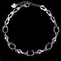 Sterling Silver 6*8mm Semi Mount Bracelet Empty Support Blank Claw Setting S925 Mountain Base Holder Without Stone for Inlay DIY