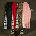 Customized Wholesale Street Fashion Camouflage Wide Leg Pants Embroidered Digital Printed Zipper Camouflage Sweatpants for Men