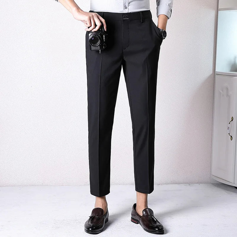 Khaki Side Pocket Short Shirt Formal Trousers Chino Casual Cargo Chinos Jeans  Men's Pants & Trousers