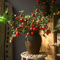 Y-H019 Wholesale Artificial Pomegranate Fruit Tree Branches for Home Festival Wedding Decoration