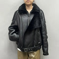 New Coming Fur Coats Women Oversize Warm Winter Genuine Shearling Sheepskin Coats