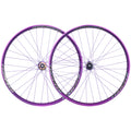 High-Strength Purple Spokes Mountain Bike Wheelset 24-29 Inch Aluminium Alloy Rim with Disc Brake Variety of Sizes Available