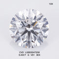 HQ GEMS IGI 1 2 3 4 5 Carat Loose Lab Created Diamond D VVS G VS1 CVD Diamond Engagement Rings