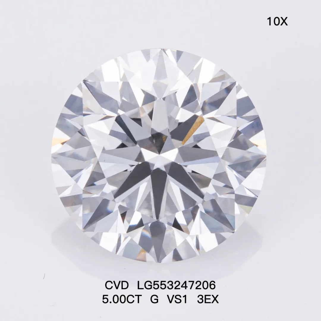 HQ GEMS IGI 1 2 3 4 5 Carat Loose Lab Created Diamond D VVS G VS1 CVD Diamond Engagement Rings